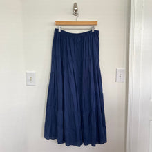 Load image into Gallery viewer, The Travel Collection Navy Blue Peasant Skirt
