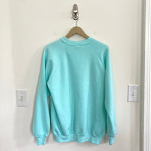 Load image into Gallery viewer, Vintage Gopher Sport Light Blue Floral Raglan Crew Neck Sweatshirt
