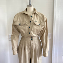 Load image into Gallery viewer, Vintage Royal Robbins Khaki Cotton Utility Jumpsuit
