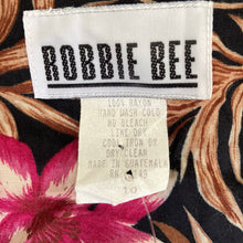 Load image into Gallery viewer, Vintage Bobbie Bee Tropical Maxi Dress with Tie
