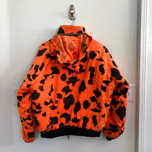 Load image into Gallery viewer, Vintage Blaze Orange Duck Camo Gamehide Jacket
