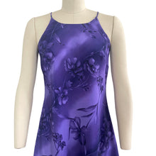 Load image into Gallery viewer, Y2K Expressions Purple Floral Mini Dress
