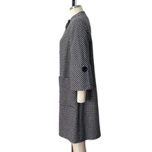 Load image into Gallery viewer, 1960s Mod Houndstooth Overcoat
