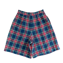 Load image into Gallery viewer, Vintage Wool Blend Plaid Bermuda Shorts
