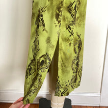 Load image into Gallery viewer, Tropical Green 90s Maxi Dress
