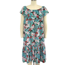 Load image into Gallery viewer, Vintage Ashley Ames Floral Muumuu with Ruffle Collar
