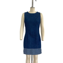 Load image into Gallery viewer, Y2K Route 66 Colorblock Denim Dress
