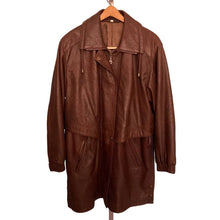 Load image into Gallery viewer, Oversized CandA Leather Jacket
