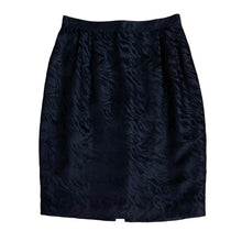 Load image into Gallery viewer, Vintage Black Silk Mini Skirt
