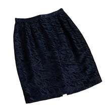 Load image into Gallery viewer, Vintage Black Silk Mini Skirt
