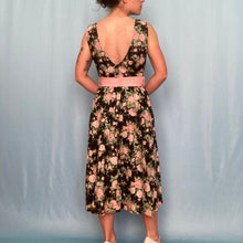 Load image into Gallery viewer, Vintage Lanz Originals Floral Fit and Flare Dress
