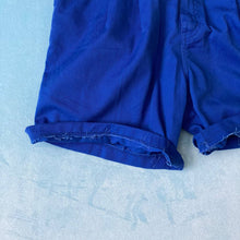 Load image into Gallery viewer, Vintage High Waisted Royal Blue Shorts
