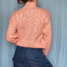 Load image into Gallery viewer, Heather Pink Knit Turtleneck Sweater
