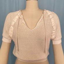 Load image into Gallery viewer, 1970s Cream Knit Top
