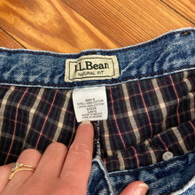 Load image into Gallery viewer, Flannel Lined L.L. Bean Jeans
