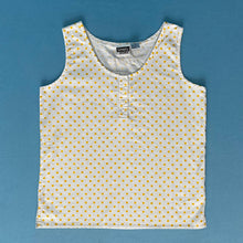 Load image into Gallery viewer, Vintage Yellow Polka Dot Tank Top
