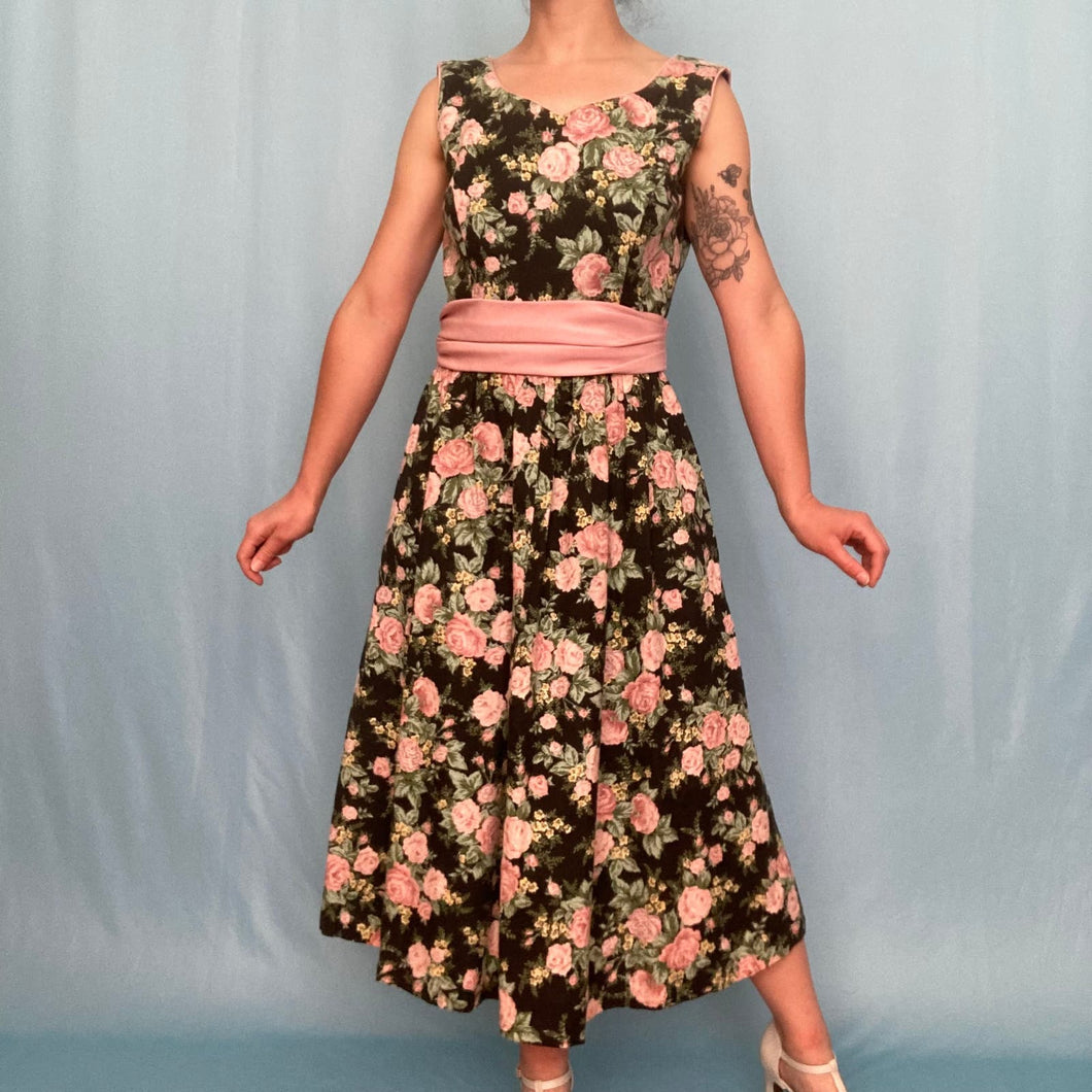 Vintage Lanz Originals Floral Fit and Flare Dress