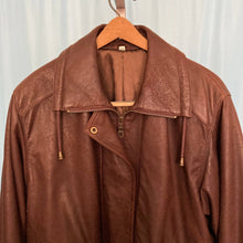 Load image into Gallery viewer, Oversized CandA Leather Jacket
