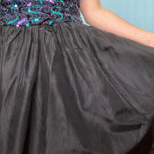 Load image into Gallery viewer, Vintage 80s Sequin Prom Dress
