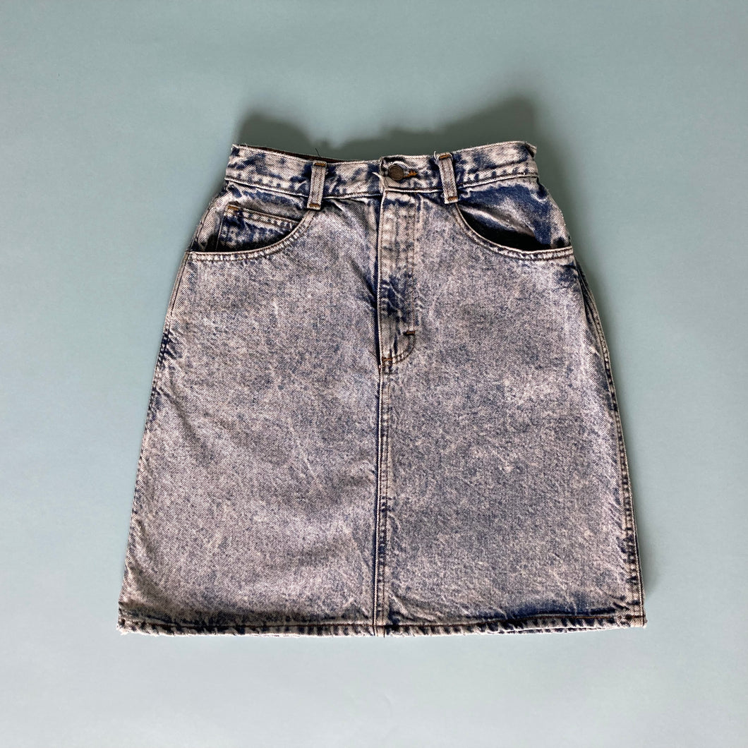 90s Acid Washed Mini Skirt