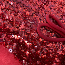 Load image into Gallery viewer, Vintage Red Sequin Party Dress
